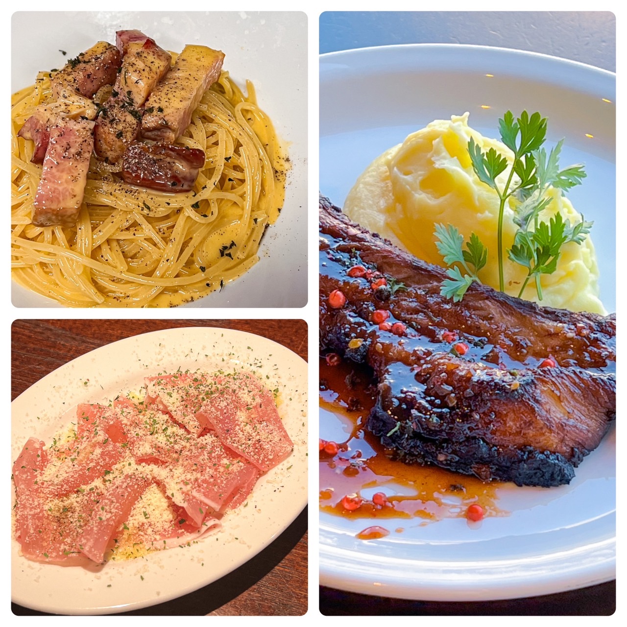 パーティーコースのお料理